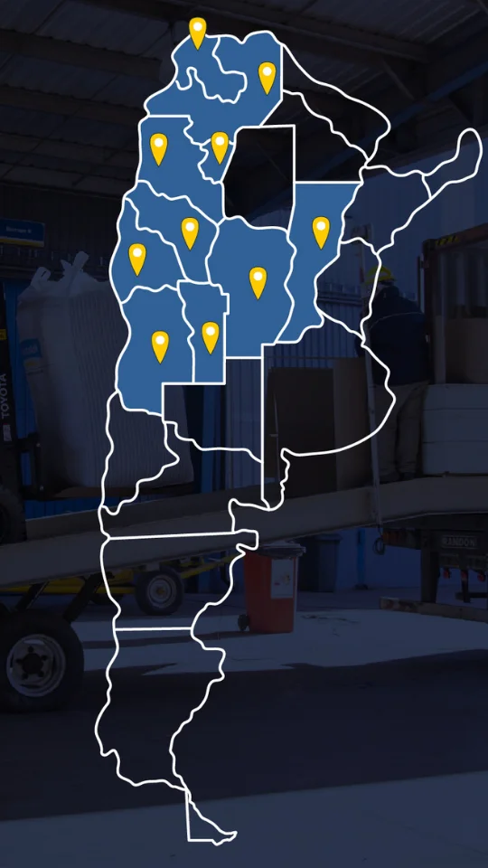 Mapa de la red Gastaldi