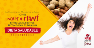 Maní alimento recomendable para una dieta saludable. Maní alimento saludable